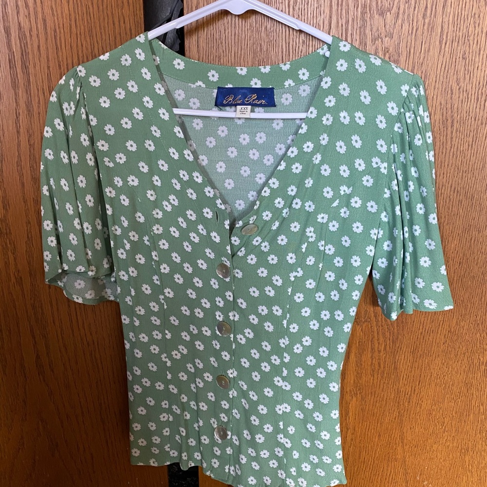 Blue Rain Blouse